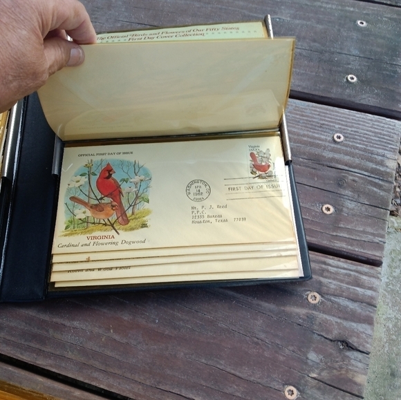 Official Birds & Flowers of Our Fifty States First Day Cover Collection Stamps - Picture 7 of 10